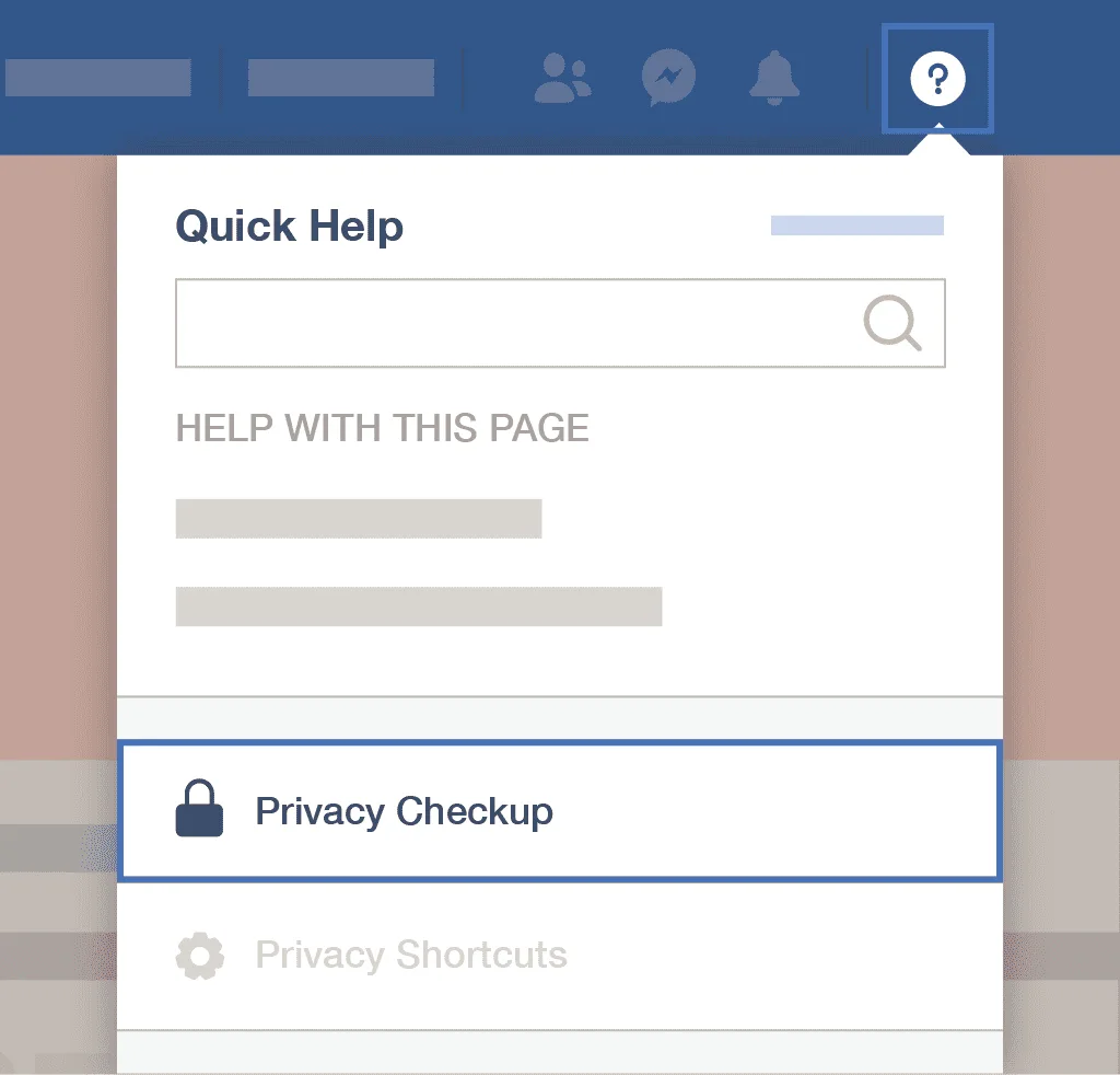 Assistance confidentialité facebook