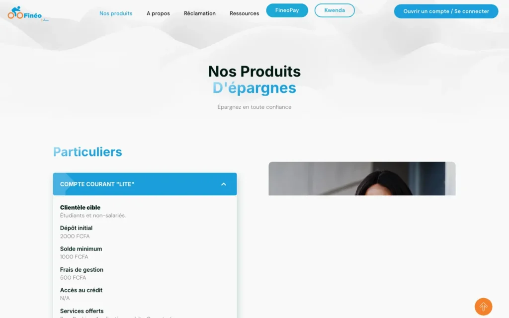 Site web ADEC : page interne 3