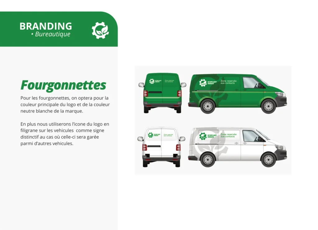 Ecoplast Inov : identité visuelle et déclinaisons conçues par Digit Communication