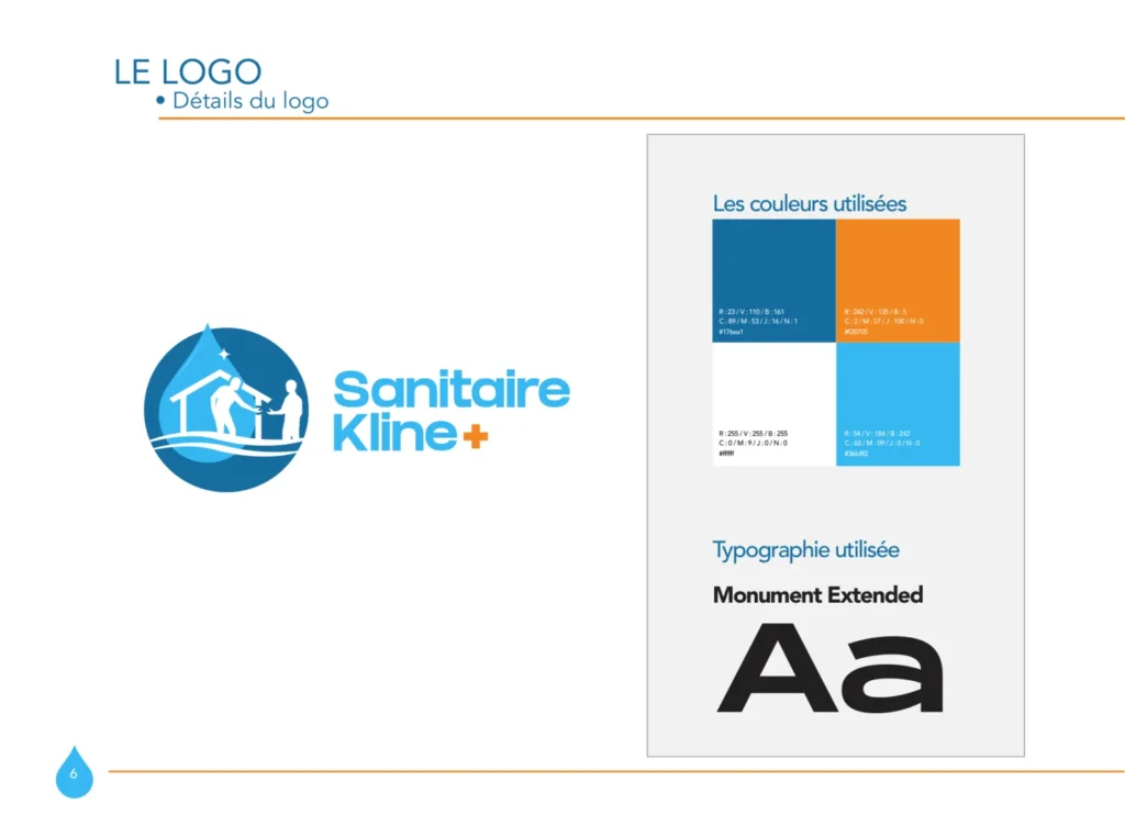 Sanitaire Kline+: brand identity and applications designed by Digit Communication