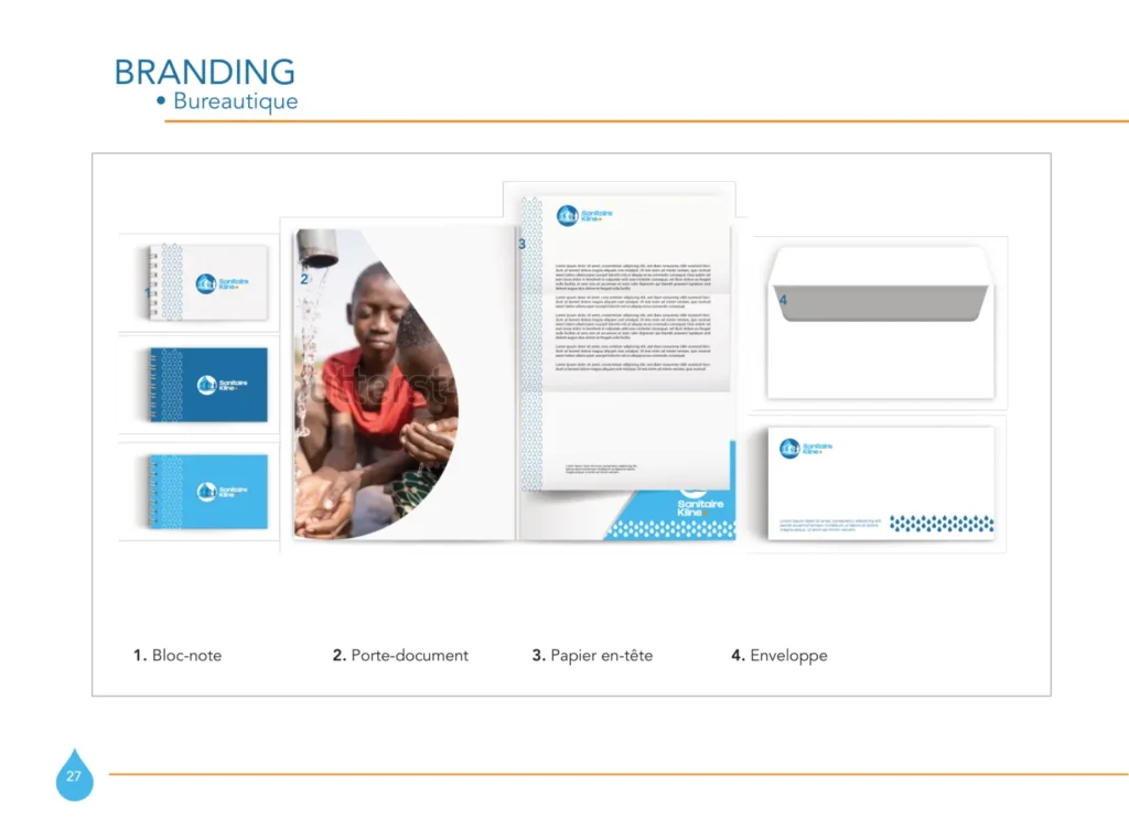 Sanitaire Kline+: brand identity and applications designed by Digit Communication