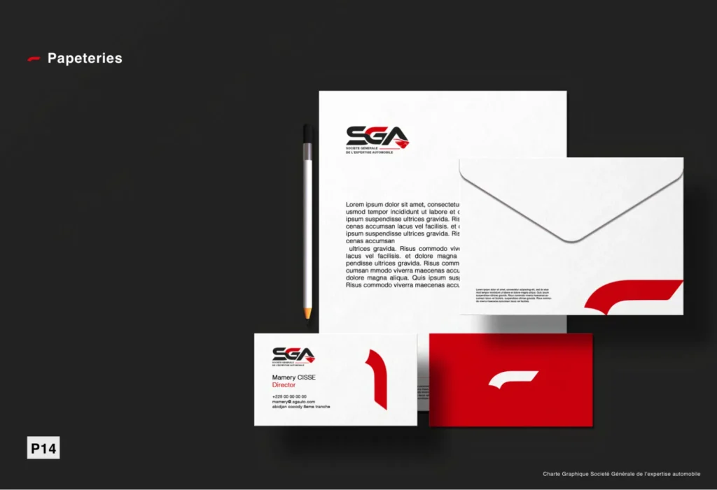 SGA : identité visuelle et déclinaisons conçues par Digit Communication