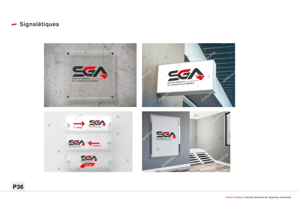 SGA : identité visuelle et déclinaisons conçues par Digit Communication