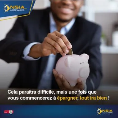 NSIA Vie Assurances : visuel de la campagne réalisée par Digit Communication