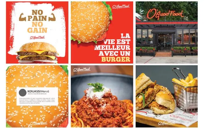 O'Good Food : visuel de la campagne réalisée par Digit Communication