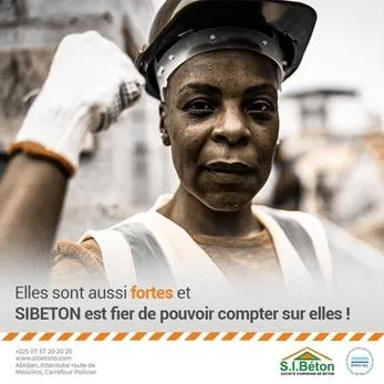 S.I.Béton : visuel de la campagne réalisée par Digit Communication