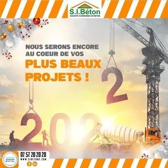 S.I.Béton : visuel de la campagne réalisée par Digit Communication