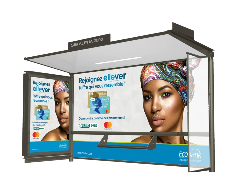 Ecobank Ellever (abribus)