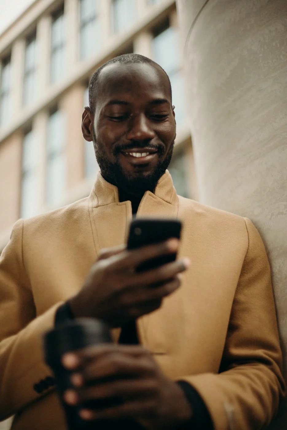 Application mobile affichée sur un smartphone