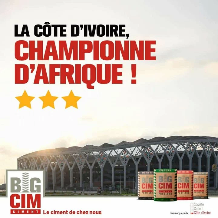 Publication Big Cim : la Côte d'Ivoire, championne d'Afrique