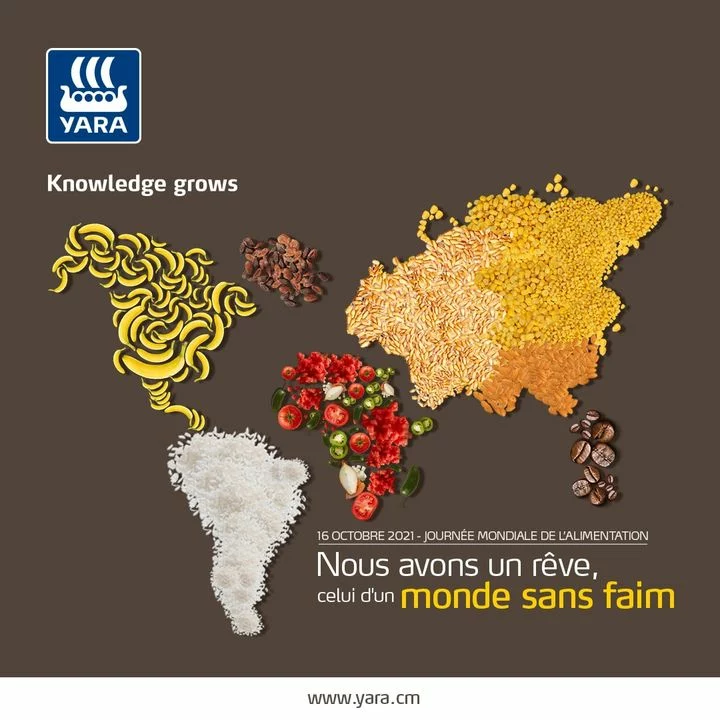 Publication Yara pour la journée mondiale de l'alimentation